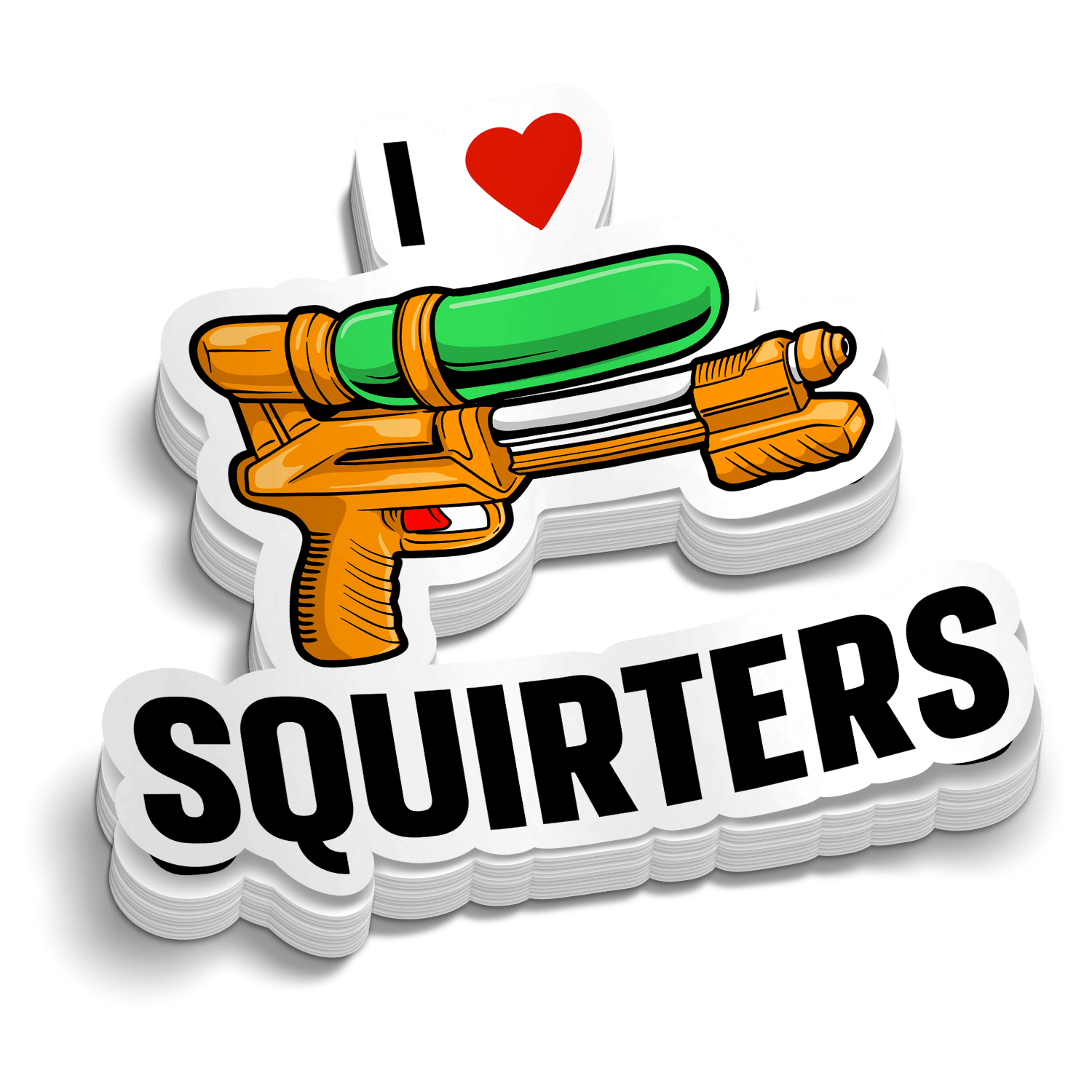 Squirters - Hard Hat Decal - Armed American Supply