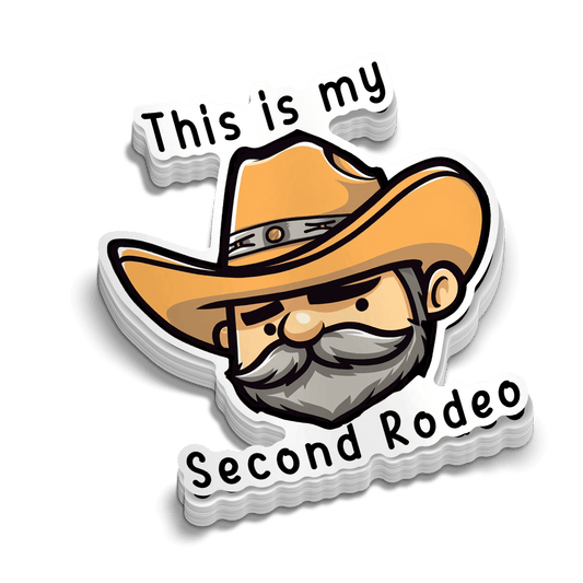 Second Rodeo - Hard Hat Decal - Armed American Supply