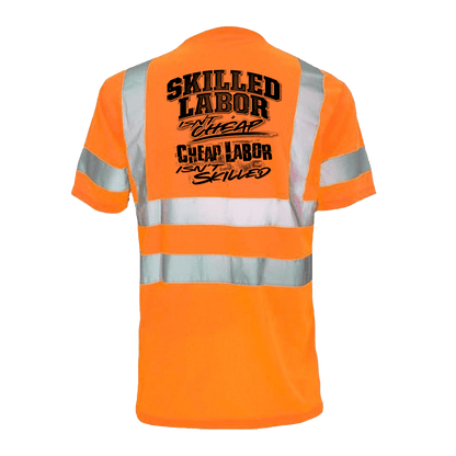 Skilled Labor - Reflective Safety T-Shirt - Armed American Supply