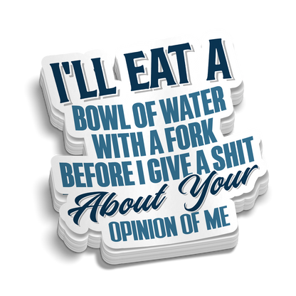 Opinion Of Me - Hard Hat Decal