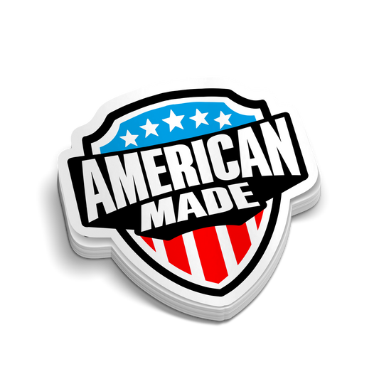 American Made -  Hard Hat Decal