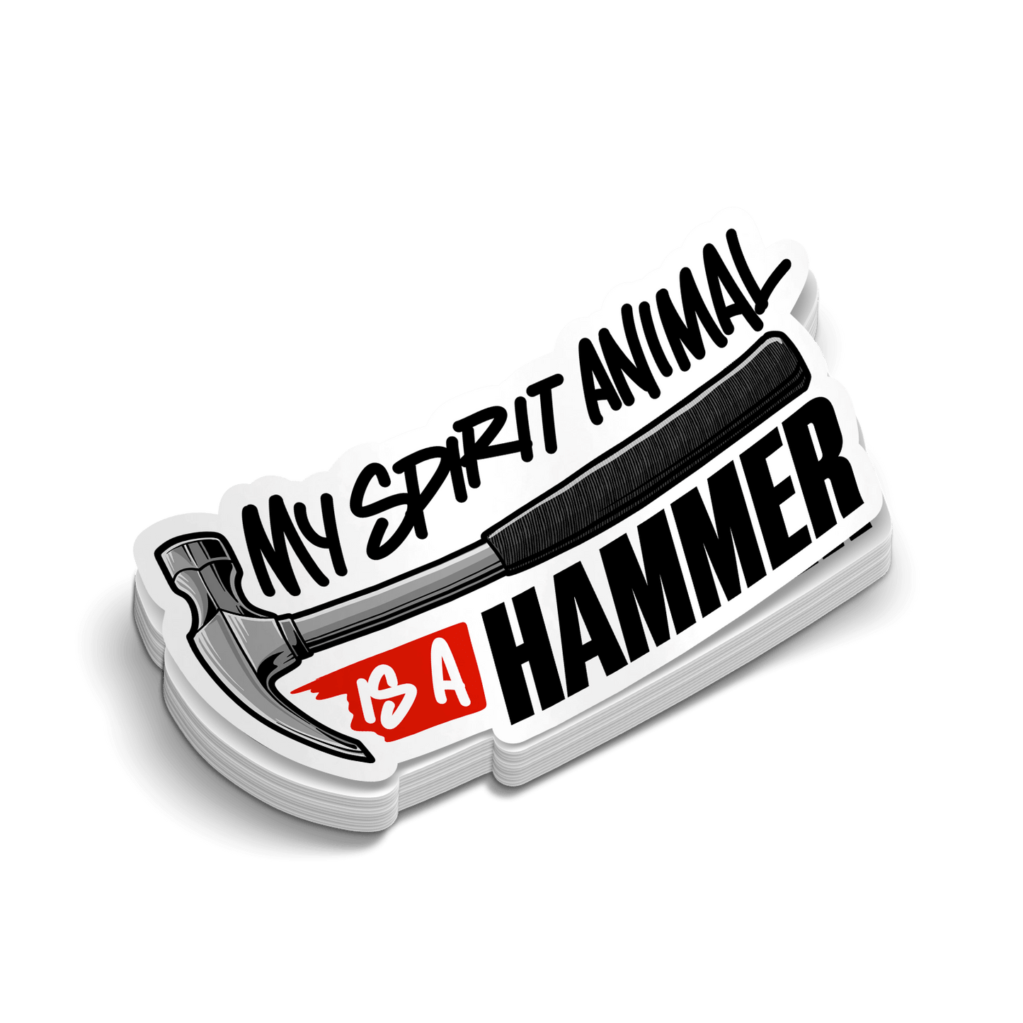 Spirit Hammer - Hard Hat Decal - Armed American Supply