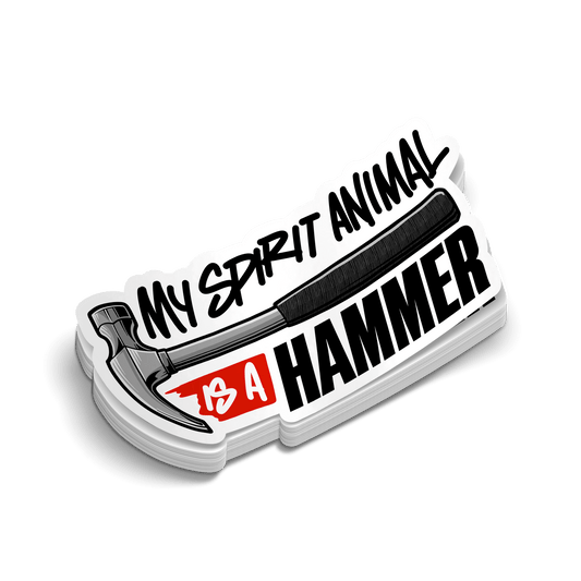 Spirit Hammer - Hard Hat Decal - Armed American Supply