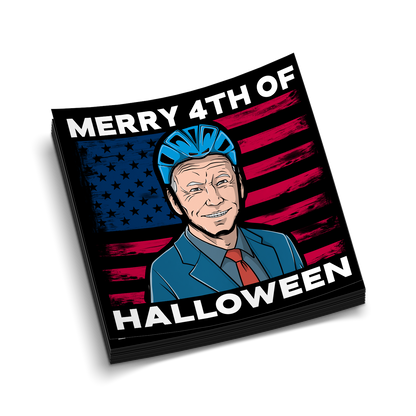 4th Of Halloween - Hard Hat Decal