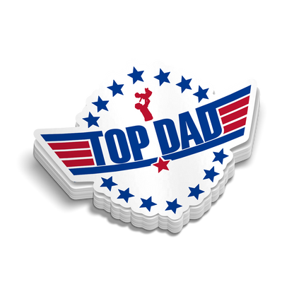 Top Dad - Hard Hat Decal