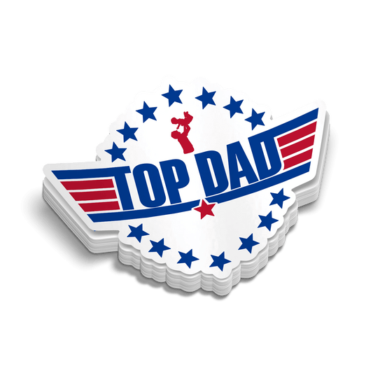 Top Dad - Hard Hat Decal - Armed American Supply