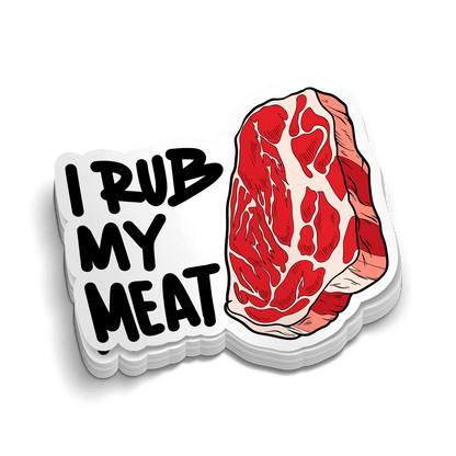 Rub Meat - Hard Hat Decal - Armed American Supply