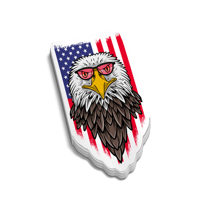 Patriotic Eagle - Hard Hat Decal - Armed American Supply
