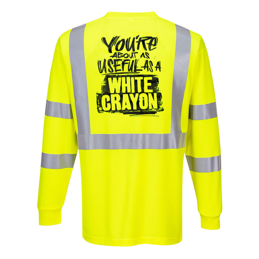 White Crayon - Reflective Long Sleeve