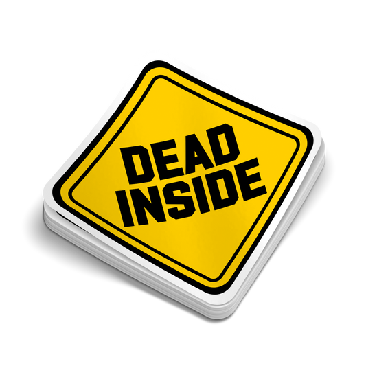 Dead Inside - Hard Hat Decal