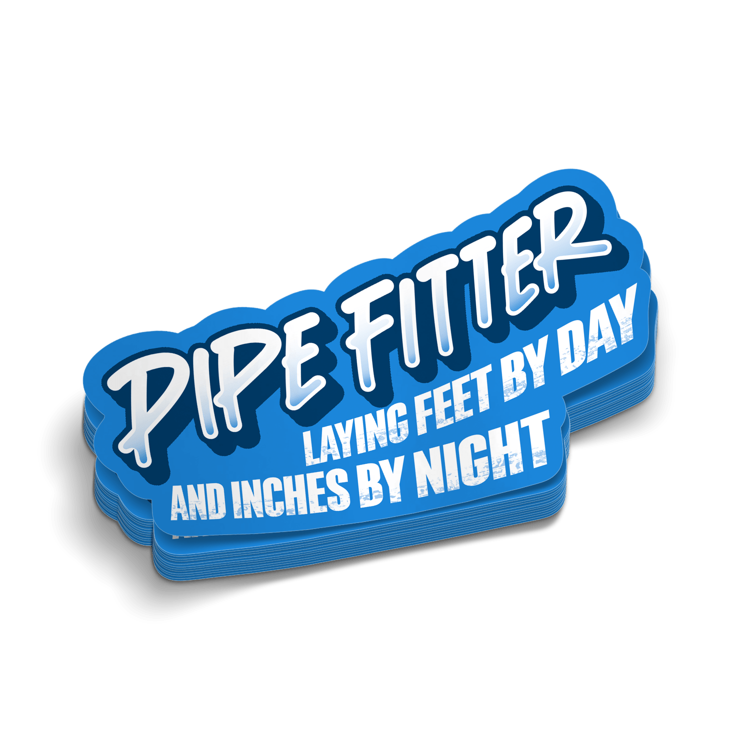 Pipe Fitter By Day - Hard Hat Decal - Armed American Supply