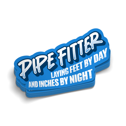 Pipe Fitter By Day - Hard Hat Decal - Armed American Supply