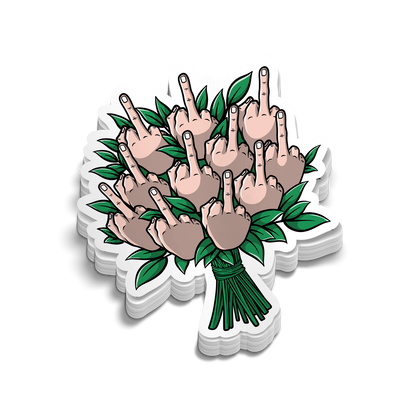 Bouquet - Hard Hat Decal