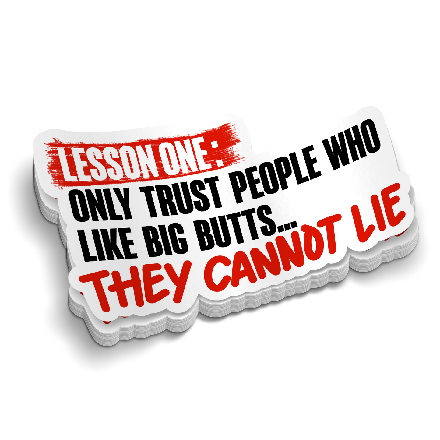 Lesson One:  Only Trust - Hard Hat Decal