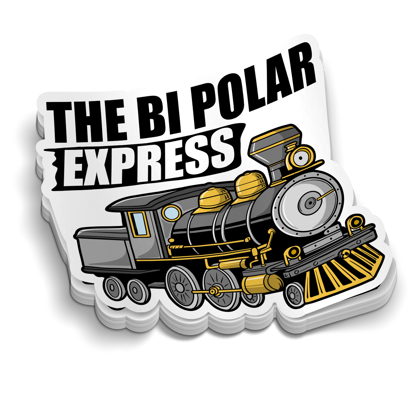 Bi-Polar Express - Hard Hat Decal
