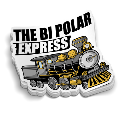 Bi-Polar Express - Hard Hat Decal