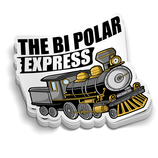 Bi-Polar Express - Hard Hat Decal
