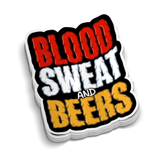 Blood Sweat Beers - Hard Hat Decal