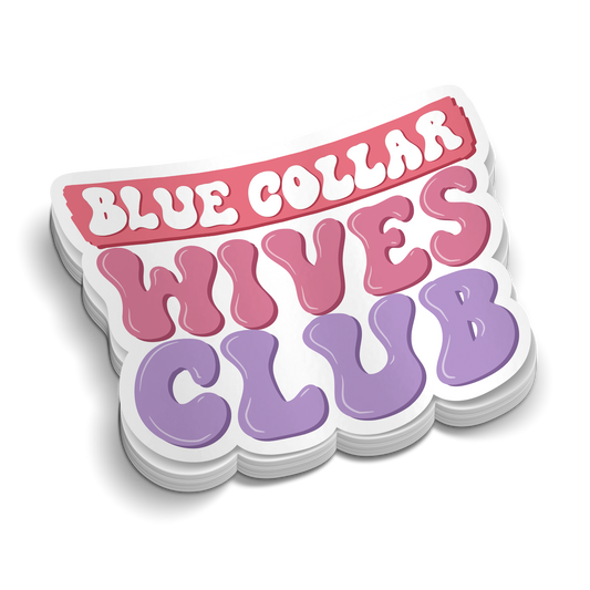 Blue Collar Wives Club - Hard Hat Decal