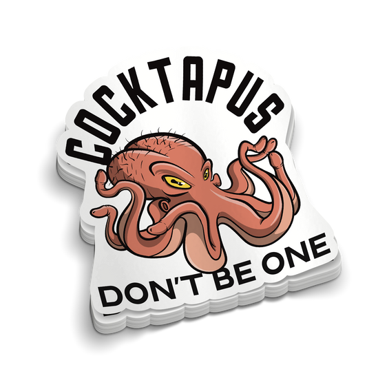 Cocktapus - Hard Hat Decal