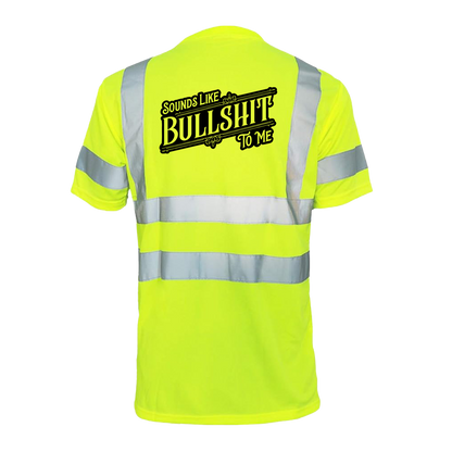Sounds Like BS - Reflective Safety T-Shirt