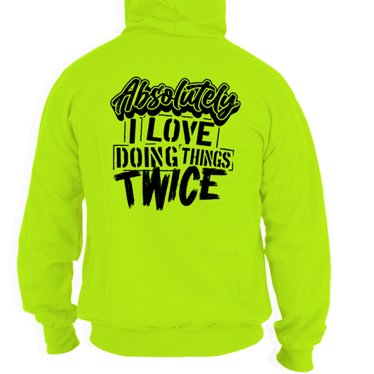 Absolutely Twice - Hi Vis Hoodie