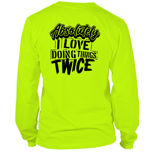 Absolutely Twice - Hi Vis Long Sleeve