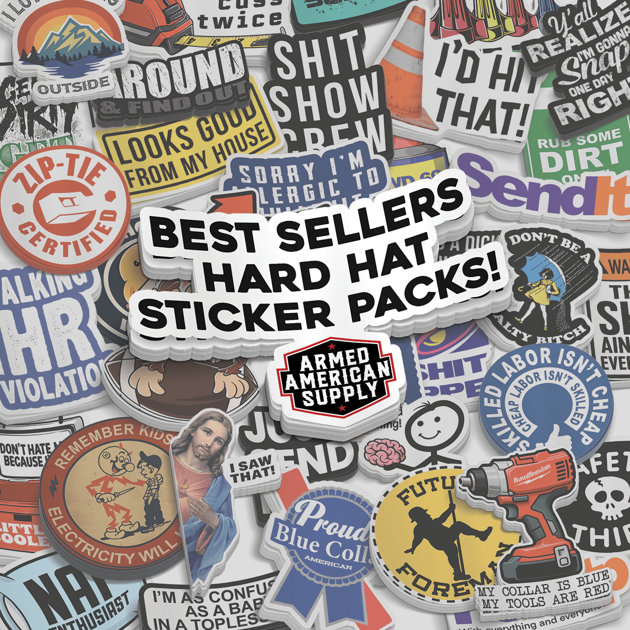 Best Seller Sticker Packs - Armed American Supply