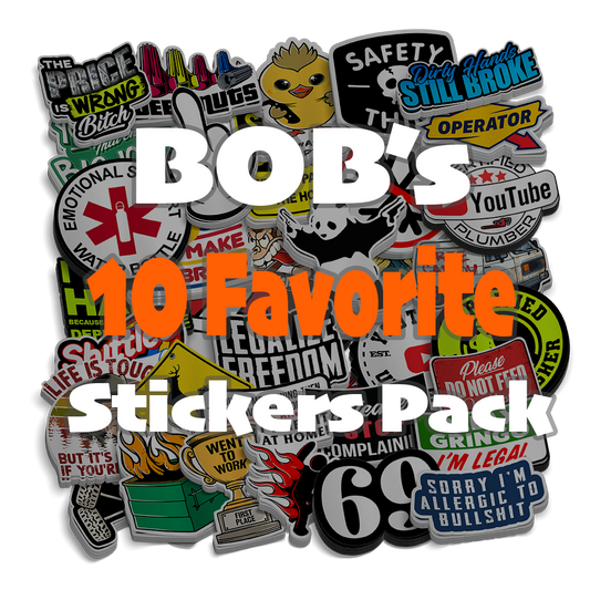 Free Sticker Pack - Bob’s New 10 favorite stickers