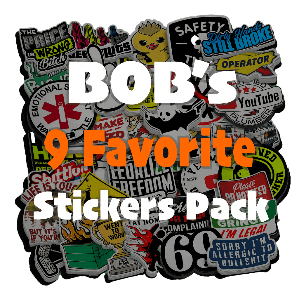 FREE GIFT | Free Sticker Pack - Bob’s New 9 favorite stickers - Armed American Supply