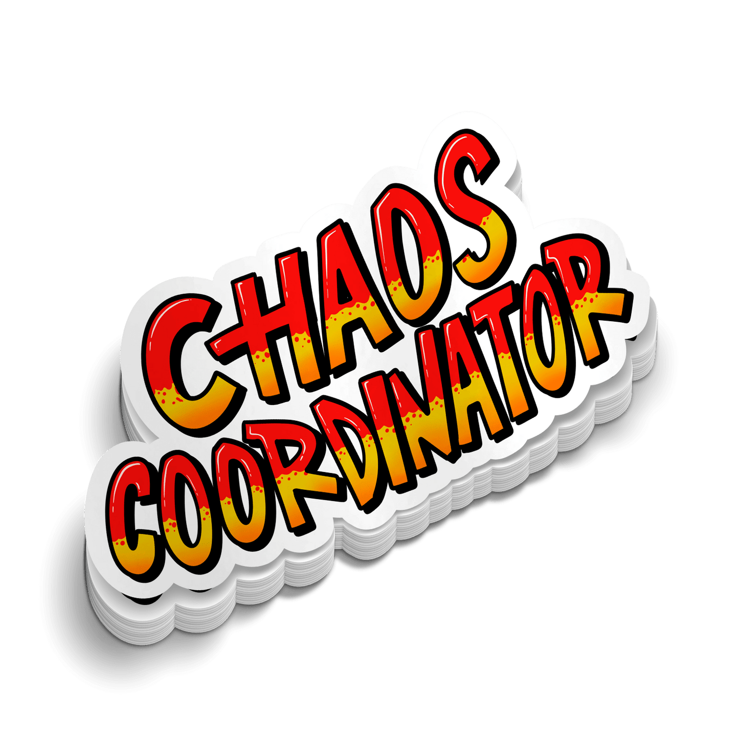 Chaos Coordinator - Hard Hat Decal - Armed American Supply