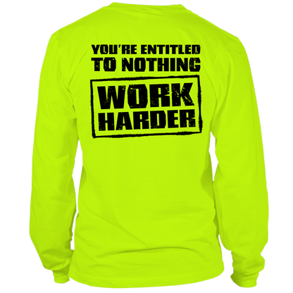 Entitled - Long Sleeve Hi - Vis T-Shirt - Armed American Supply