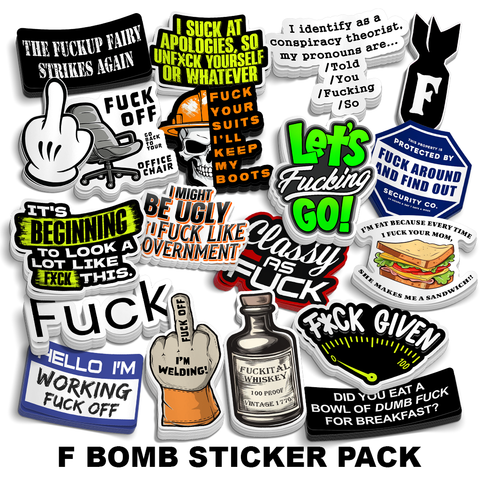 F-BOMB Sticker Pack