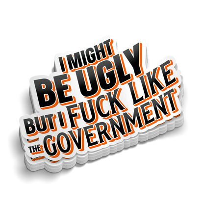 F Like The Government - Hard Hat Decal