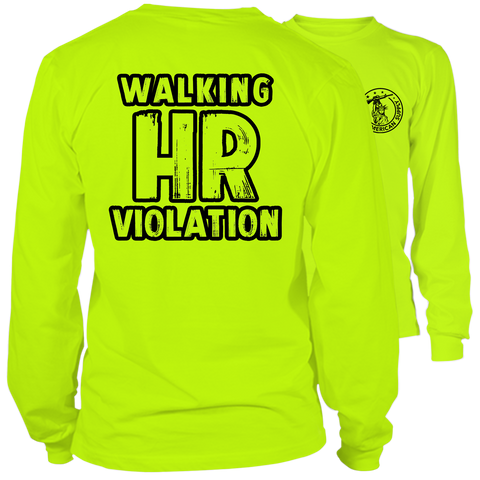 HR Violation - Long Sleeve Hi-Vis T-Shirt