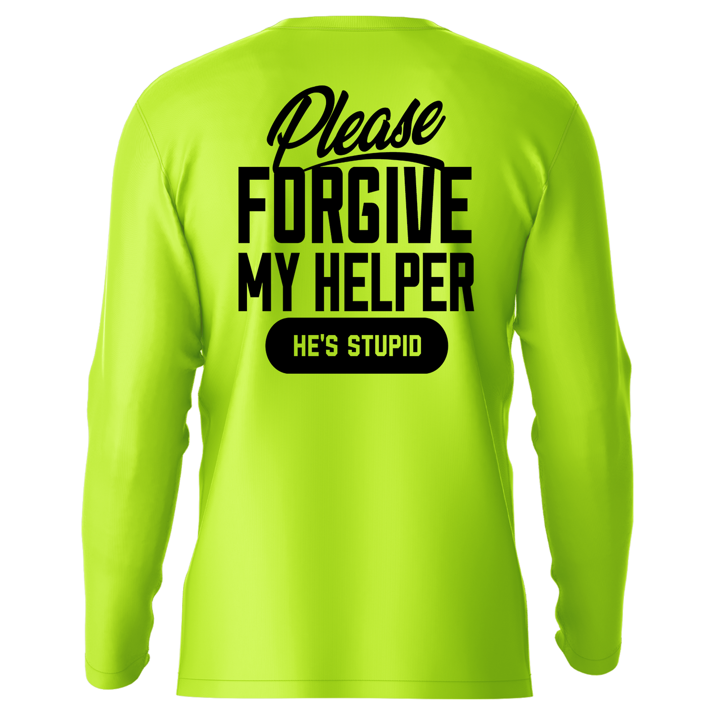 My Helper - Hi-Visibility UPF 50 Long Sleeve Sun Shirt