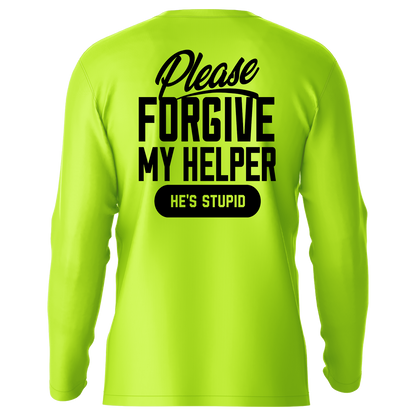 My Helper - Hi-Visibility UPF 50 Long Sleeve Sun Shirt