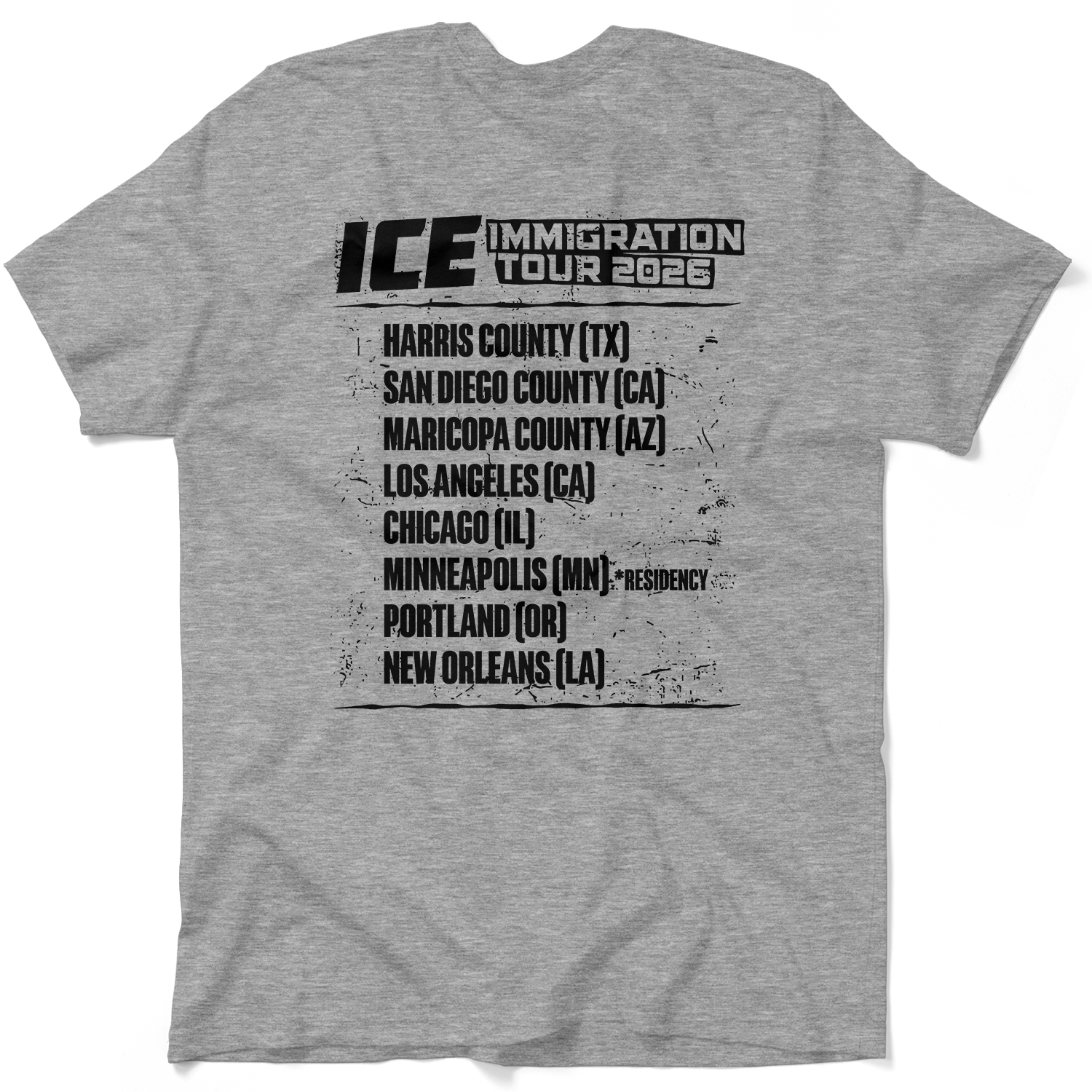 Immigration Tour 2026- Safety T-Shirt – Armed American Supply