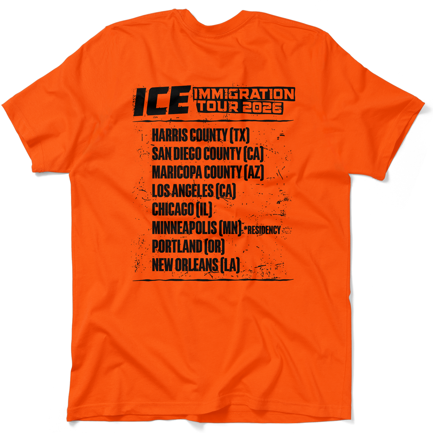 Immigration Tour 2026- Safety T-Shirt