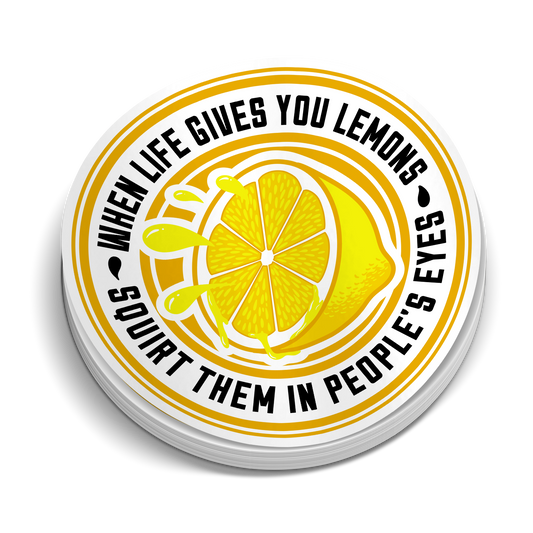 Lemons - Hard Hat Decal