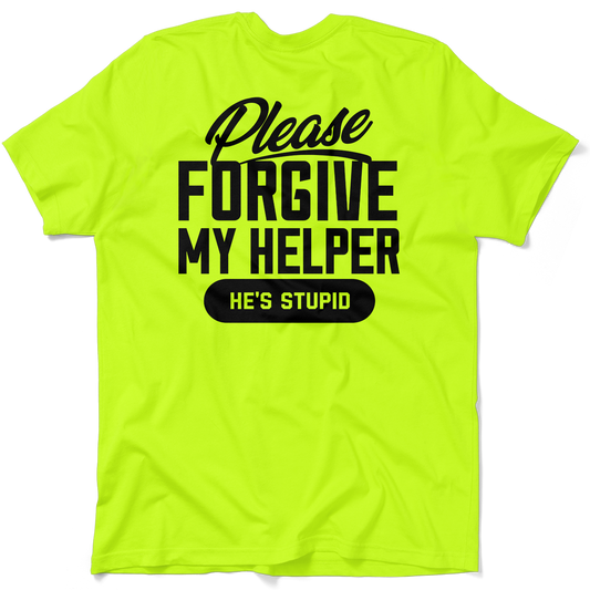 My Helper - Safety Yellow T-Shirt
