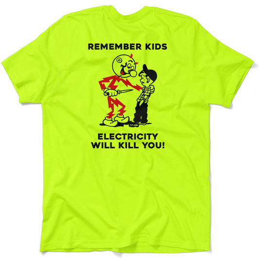 Remember Kids - Safety Yellow T-Shirt