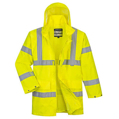 Hi Vis Rain Light Traffic Jacket