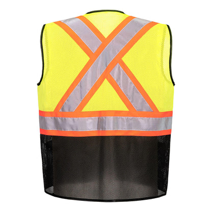 Hi Vis Back Contrast Executive Vest
