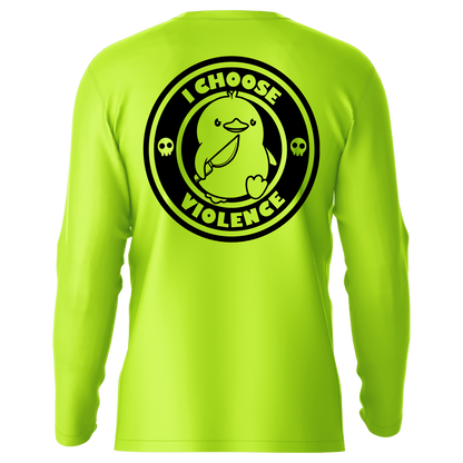 Violence - Hi-Visibility UPF 50 Long Sleeve Sun Shirt