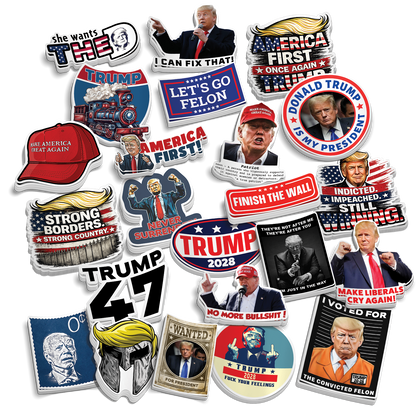 Trump 32 Piece Sticker Pack