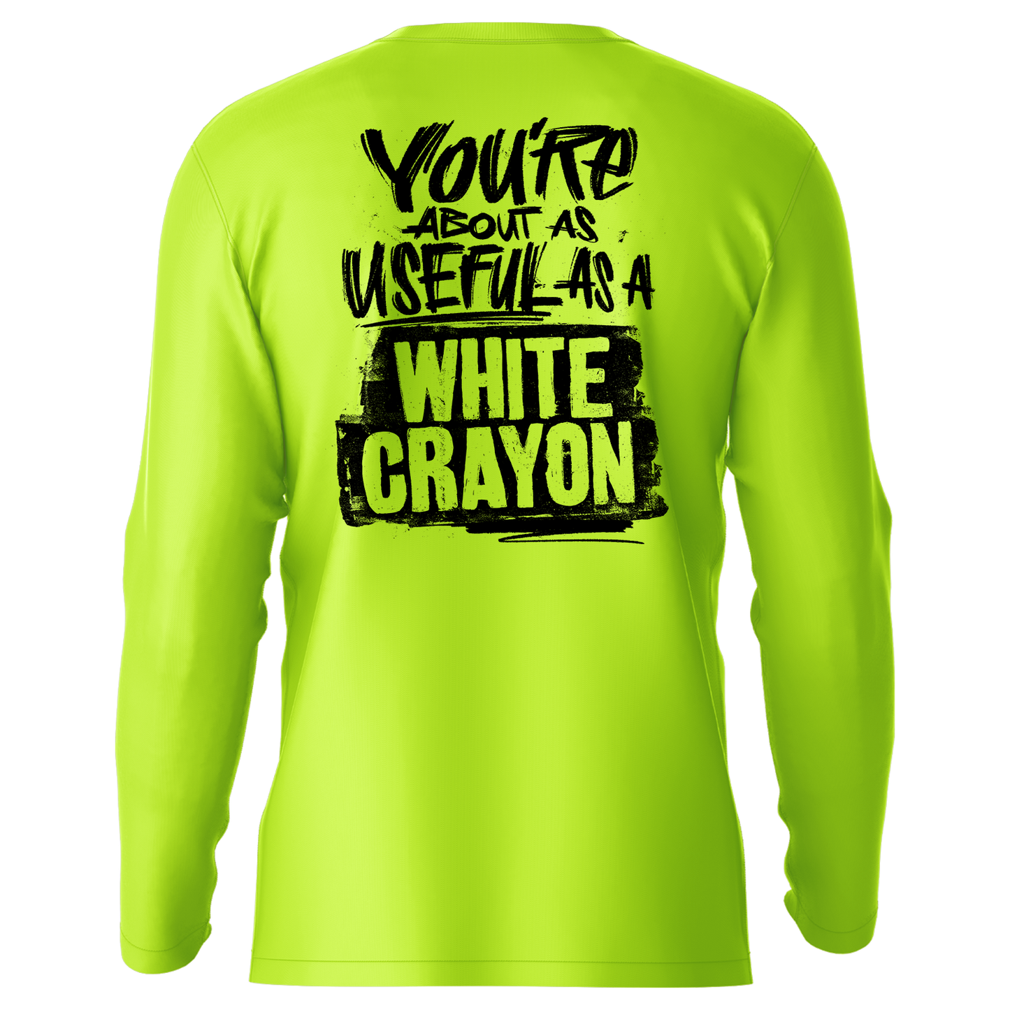 White Crayon - Hi-Visibility UPF 50 Long Sleeve Sun Shirt