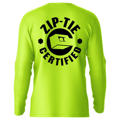 Zip Tie - Hi-Visibility UPF 50 Long Sleeve Sun Shirt