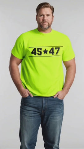 45-47 - Safety Yellow T-Shirt