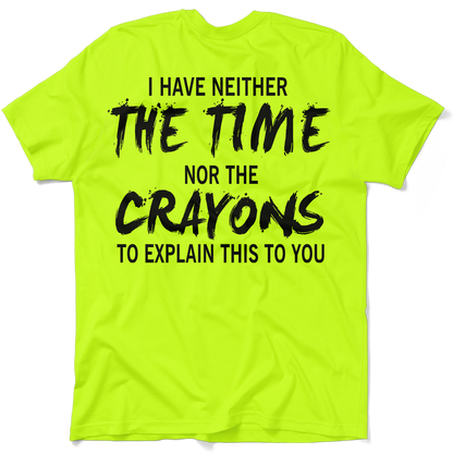 Crayons - Safety Yellow T-Shirt